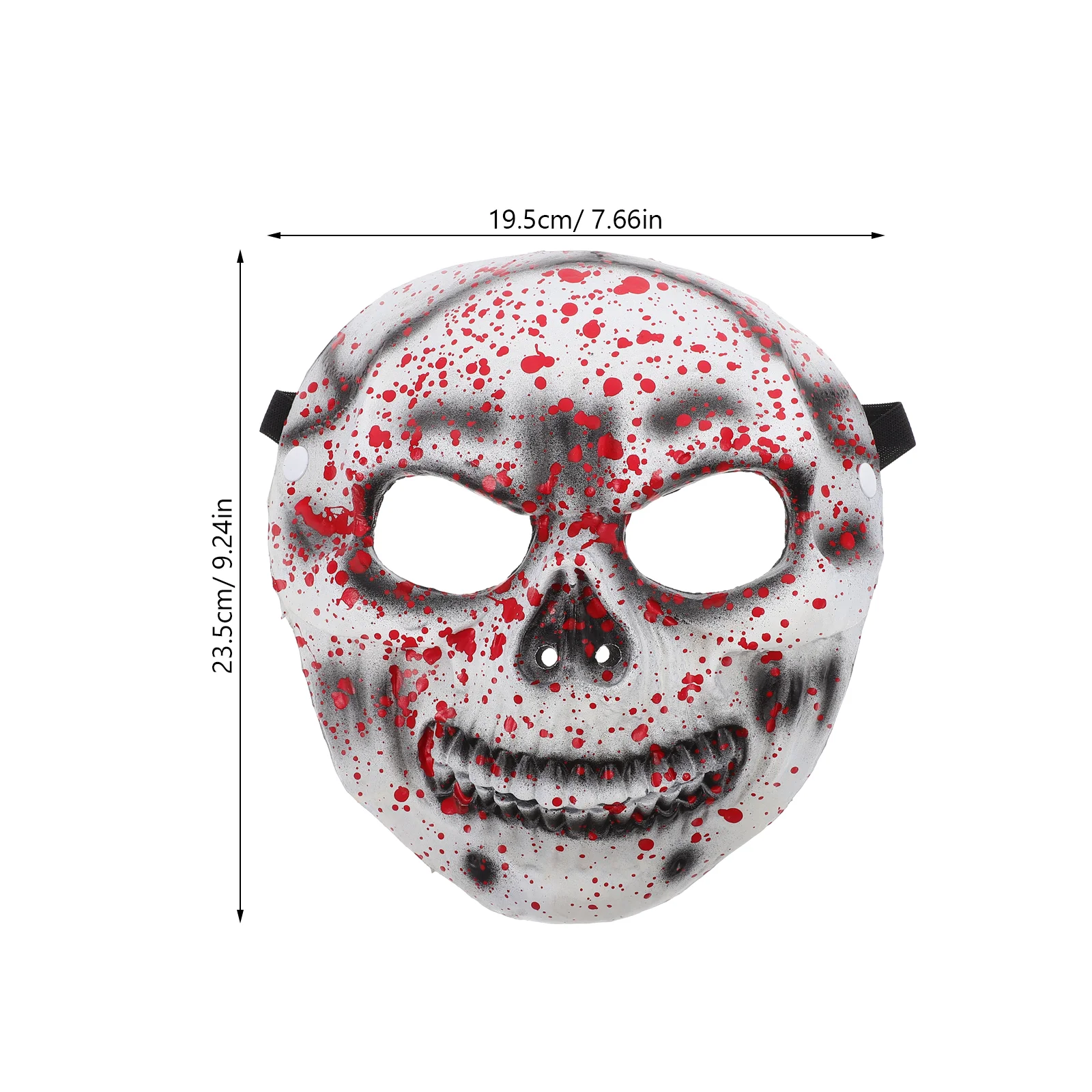 Masques pour les yeux de fête d'Halloween pour adultes, olympiques de mascotte Tim ade, crâne effrayant, bandeau pour hommes zombies