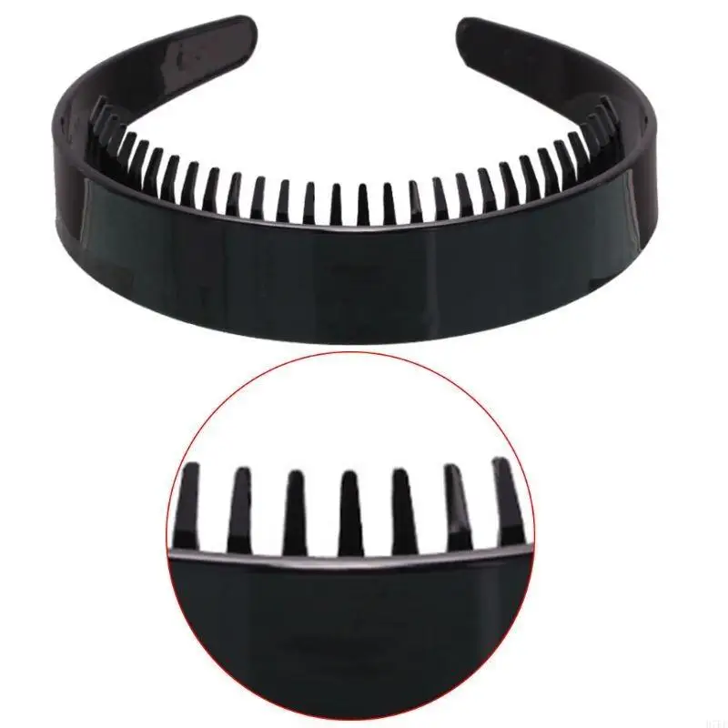 

Plain Hair Hoop Toothed for Pageant Prom Bridal Headwear Casual Headpiece for Women Men Girls Schoolgirls