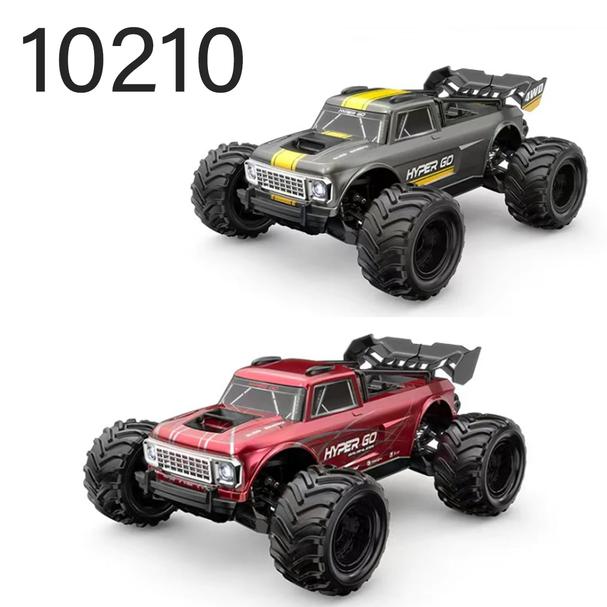 New Mjx 1/10 Full Scale Brushless 10210 Four-Wheel Drive 66KM/H High-Speed Car Rc Remote Control Car Professional Racing Car Toy