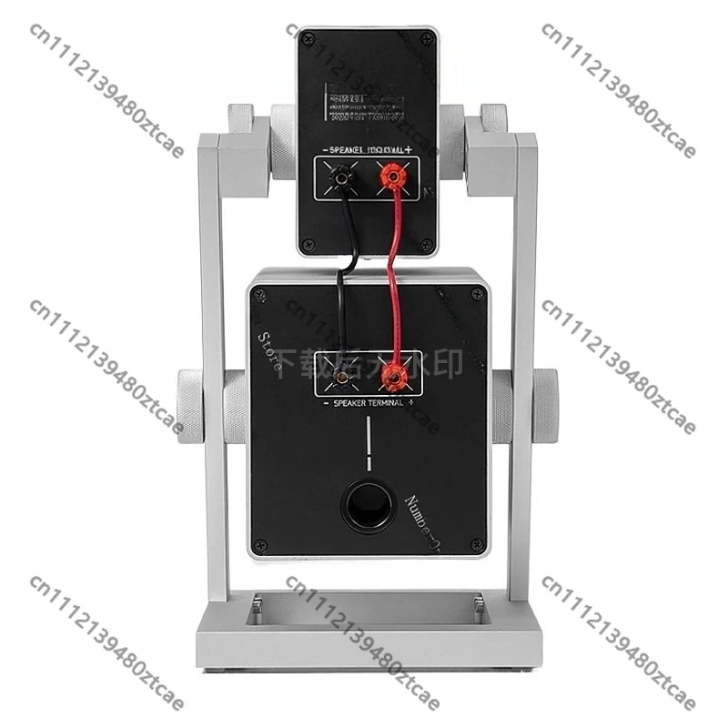 50W HiFi Bookshelf Passive Speaker 86dB Frosted Aluminum Alloy Home Audio Device