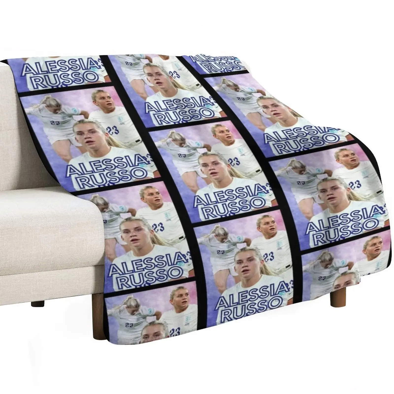 Alessia Russo number 23 England football Home Throw Blanket Warm Comfortable Blanket for Office Napping
