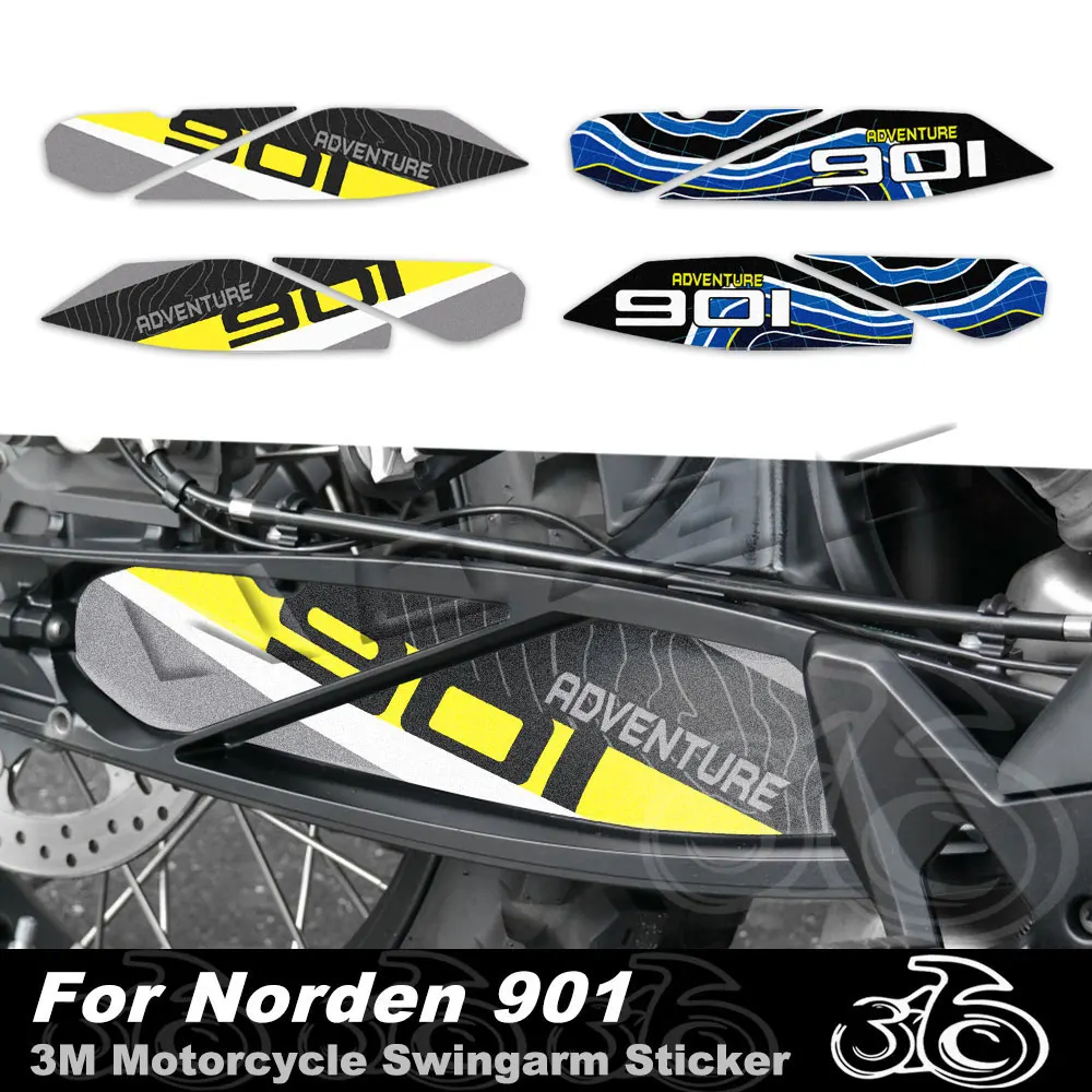 Motorcycle Swingarm Sticker Rotating Shaft Swing Arm Protection Decals Waterproof For Husqvarna Norden 901