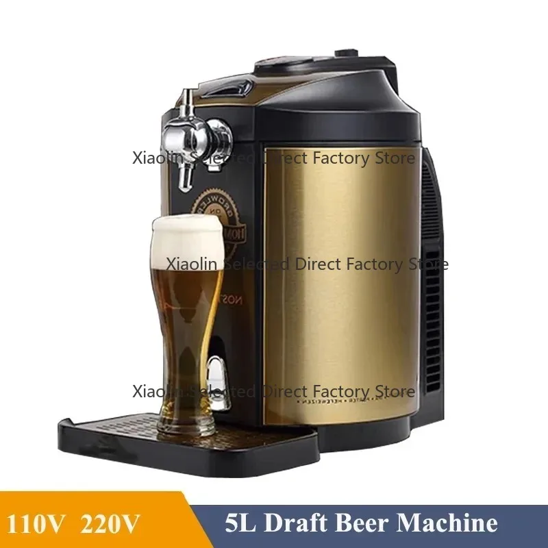 Commercial 5L Mini Growler Portable Pressurized Draft Beer Dispenser Craft Beer Keg Barrel System
