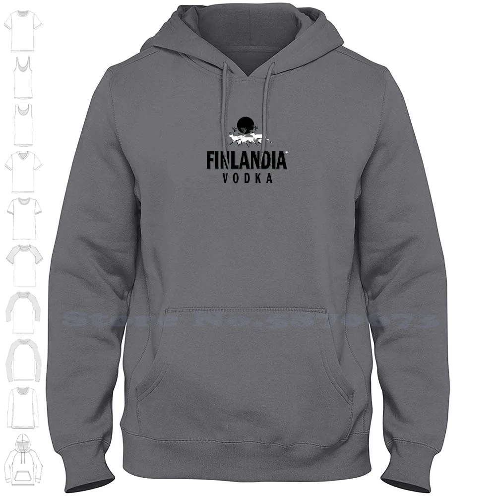 Finlandia Logo High-quality 100% Cotton Hoodie New Graphic Sweatshirt