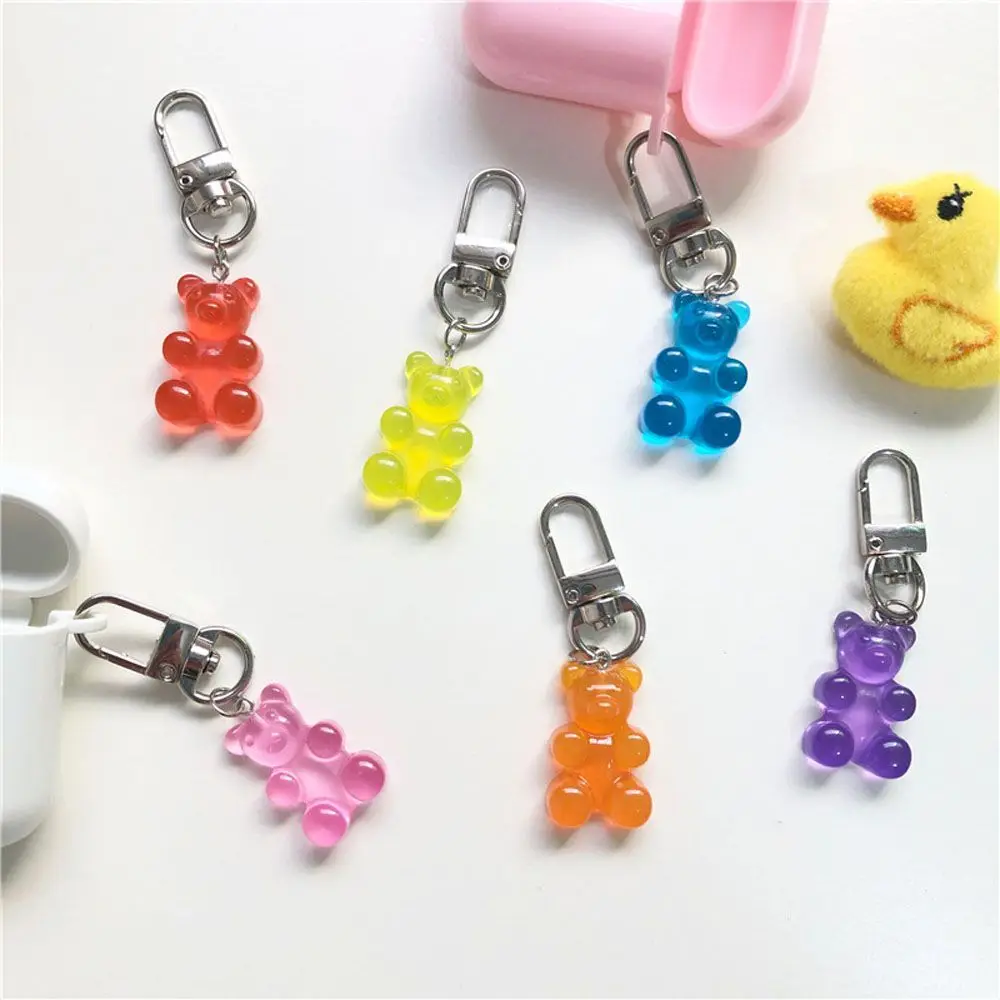 Cute Original Charm Animal Earphone Cover Trinket Fashion Accessories Key Ring Jewelry Key Chain