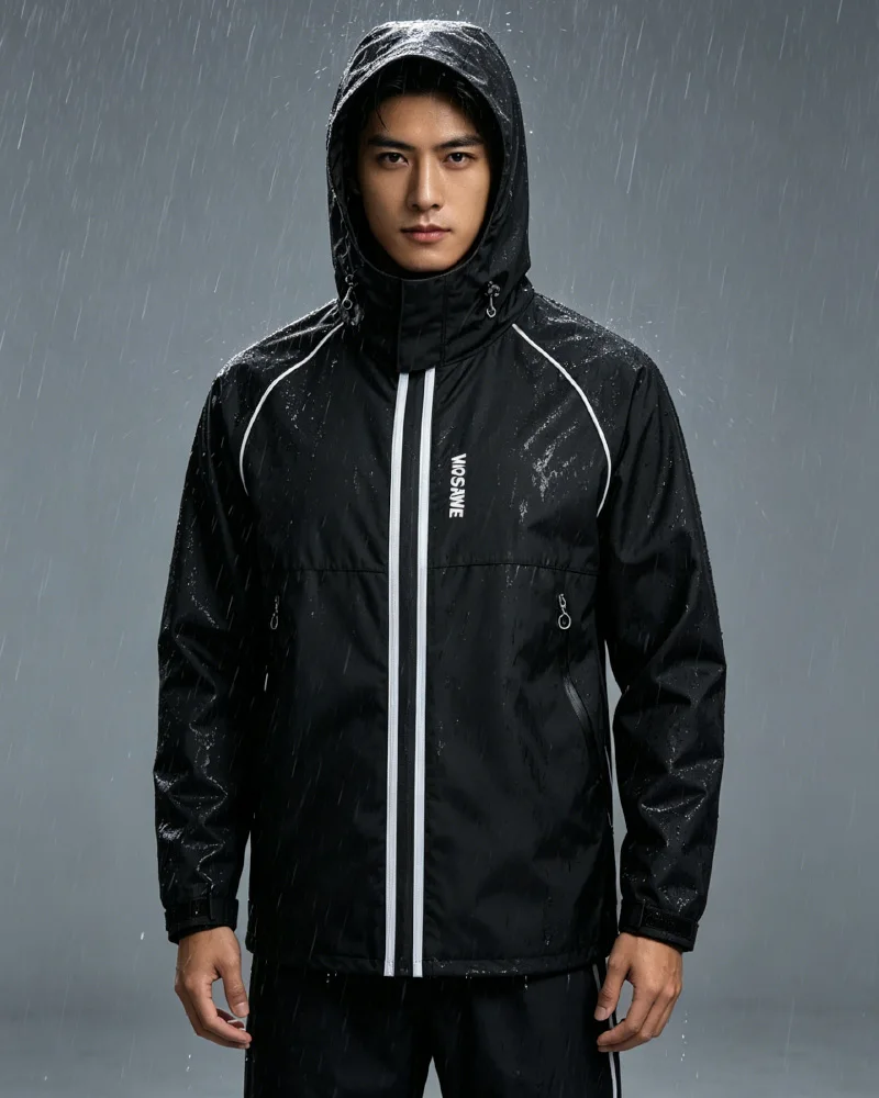 WOSAWE Motorcycle Raincoat Suit Split Motorcycle Rider Raincoat Motocross Rain Pants Reflective Waterproof Hooded Jacket Unisex 6 WOSAWE Motorcycle Raincoat Suit Split Motorcycle Rider Raincoat Motocross Rain Pants Reflective Waterproof Hooded Jacket Unisex 6