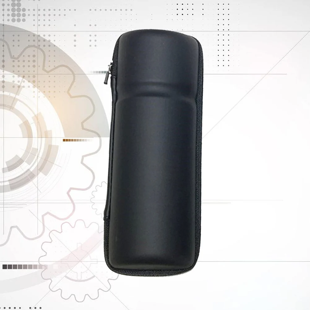 Bicycle Water Bottle Cage Bag Eva Hard Shell Organizer Tool Pouch Waterproof Universal Fit For All Bikes (Pure Black S