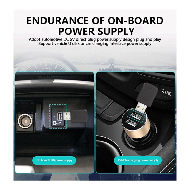 USB Bluetooth 5.1 Adapter Wireless USB Bluetooth Receiver USB Audio Transmitter Car Bluetooth Adapter-AC37