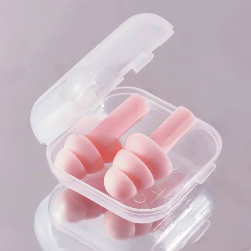 Colorful Soft Silicone Earplugs Waterproof Swimming Waterproof Insulation Comfort Ear Plugs Noise Cancelling For Sleep