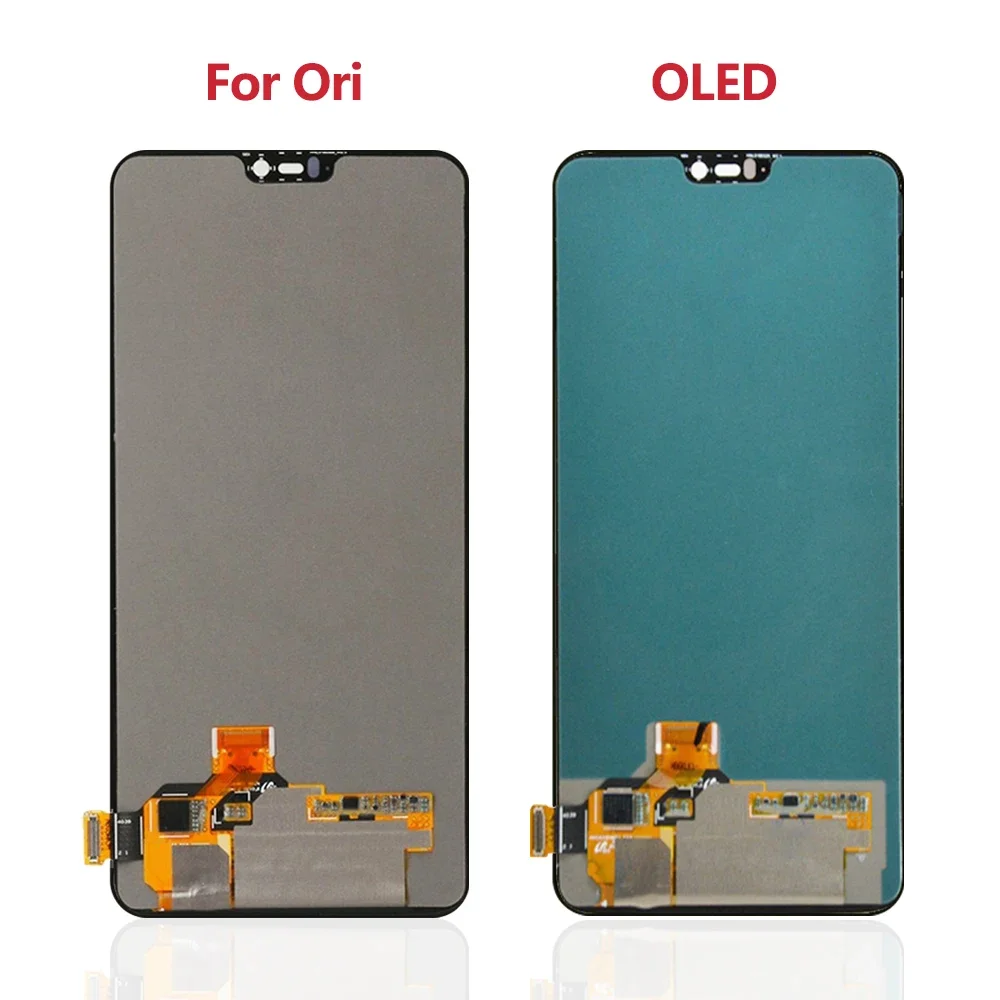 For OnePlus 6 6.28\'\'For  1+6 A6000 A6003 LCD Display Touch Screen Digitizer Assembly Replacement