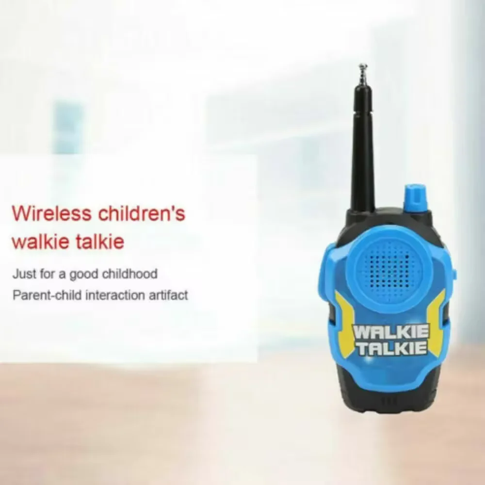 One Pair of 300m Children's Walkie-talkie Intelligent Simulation Talk Handheld Two-way Radio Toys Children's Outdoor Toy Gifts