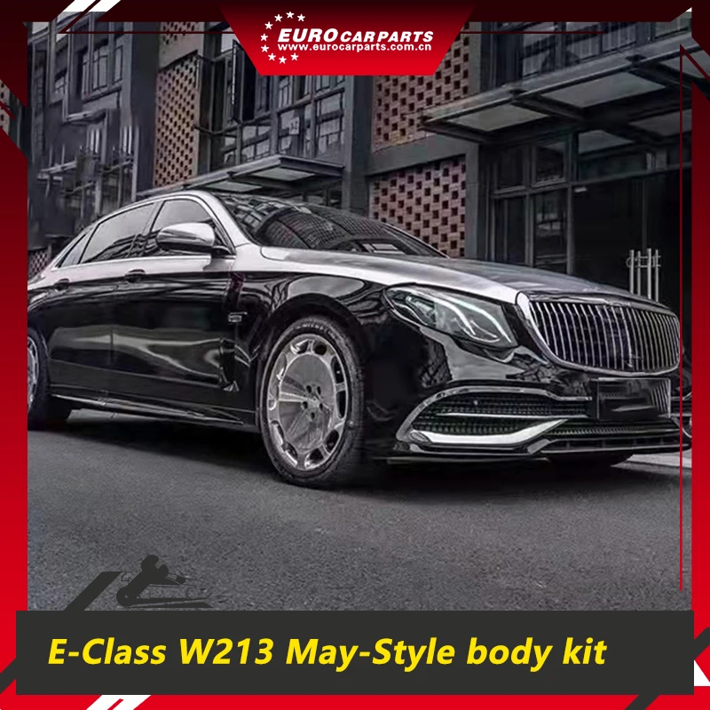 

E-Class W213 2016--2019 Year Plastic Material Body Kit Fit for W213 Front Bumper Rear Bumper Front Grille Exhaust Tips Body Part