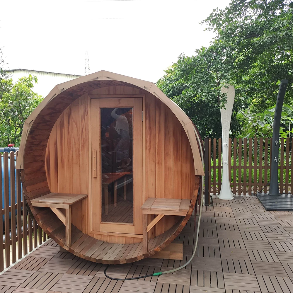 Waterproof Portable Factory Outdoor Barel Sauna Room Infrared Steam Steam Spa Tubs & Sauna Rooms Customized