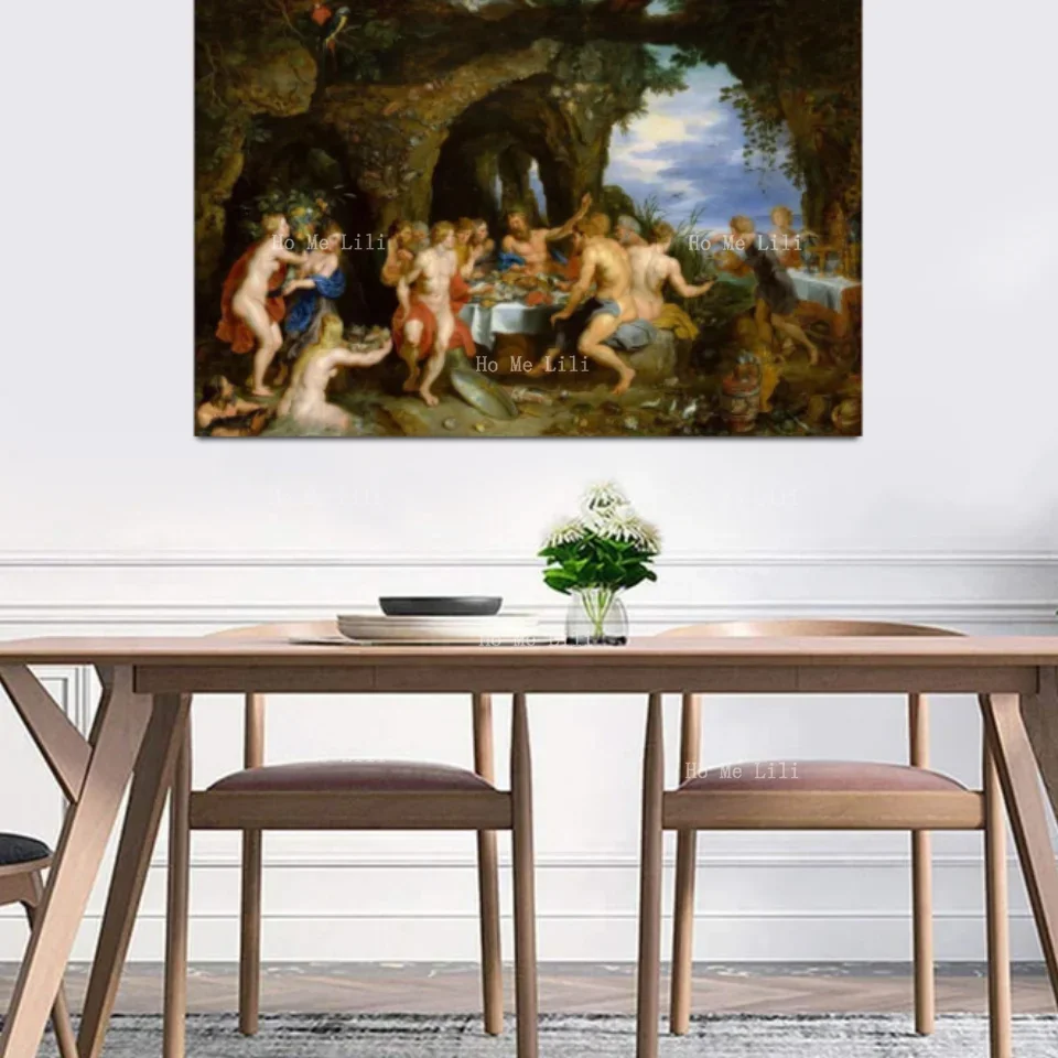 Peter Paul Rubens And Jan Brueghel The Elder : The Feast Of Achelous (C. 1615) - Giclee Fine Art Print Wall Decoration