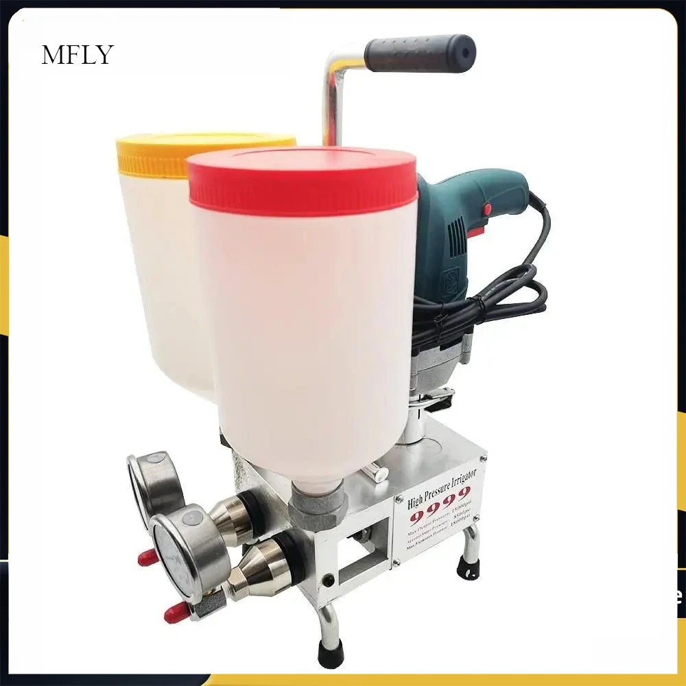 EC-9999 High Pressure Epoxy Grouting Machine 220V/1100W Epoxy/Polyurethane Foam Injection Pump Crack Repair and Plugging Machine