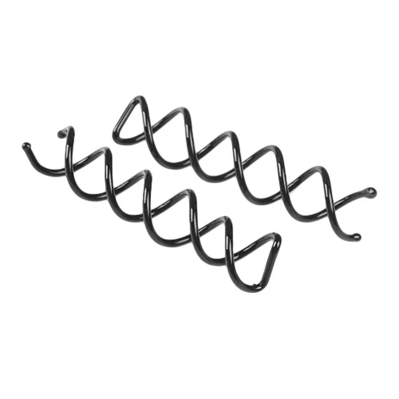 20 Pcs Spiral Spin Screw Pin Hair Clip Twist Barrette (Black)