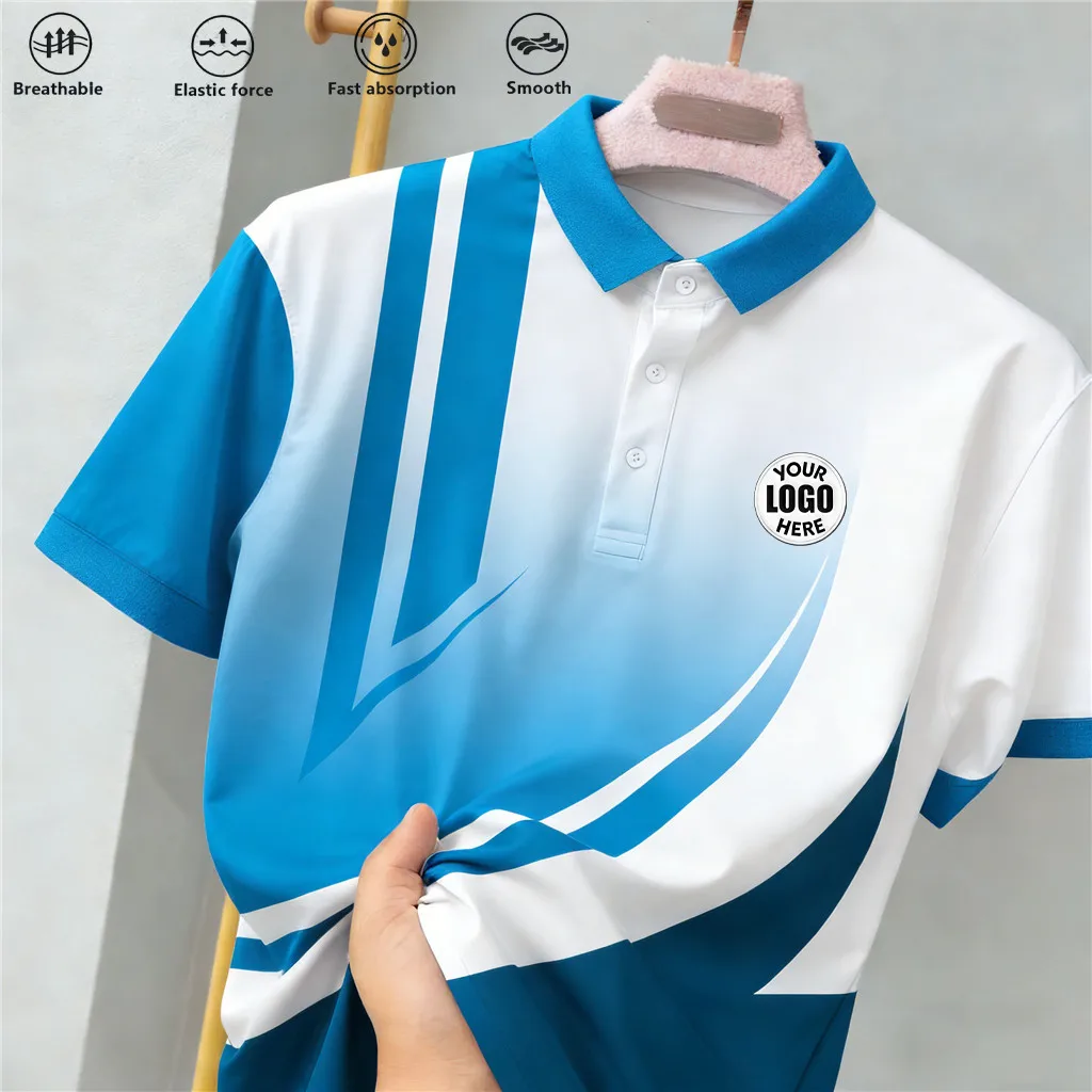 FREE CUSTOM 2026 CUSTOM POLO SHIRT FREE LOGO TEXT TRIBAL ETHNIC GEOMETRIC PATTERN BREATHABLE ELASTIC FAST ABSORPTION SMOOTH