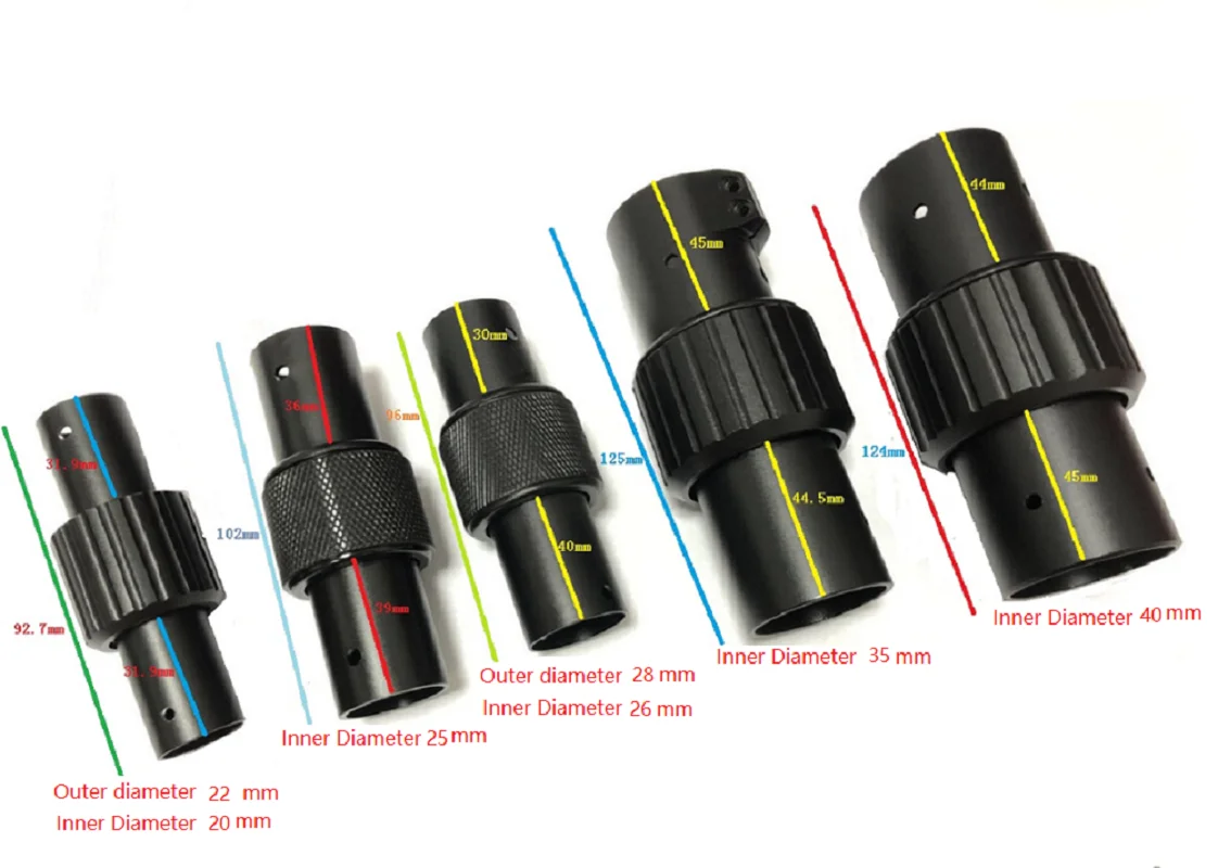 25mm 30mm 40mm Carbon Tube Clip Round Arm Folio Aluminum Alloy Folding Piece Aerial Photography Plant Protection