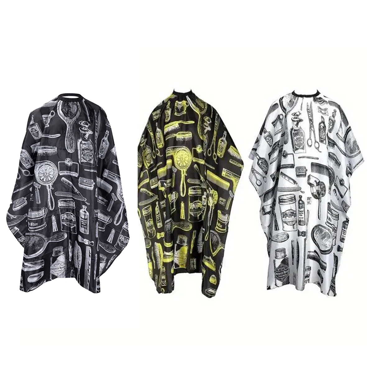 Retro Print Waterproof Barber Cape Hairdressing Apron For Barber Shop &Salon Hair Stylist Haircut