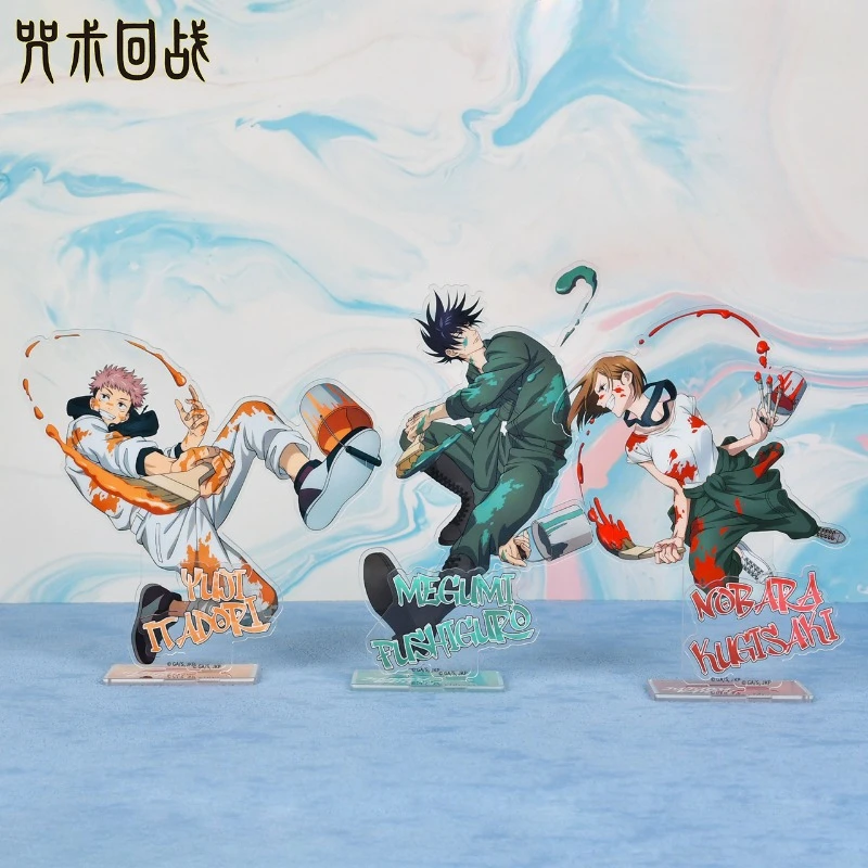 Anime Spell Return Battle Character Itadori Yuji Satoru Gojo Acrylic Standing Board Model Desktop Decor Toy Fan Collection Gift