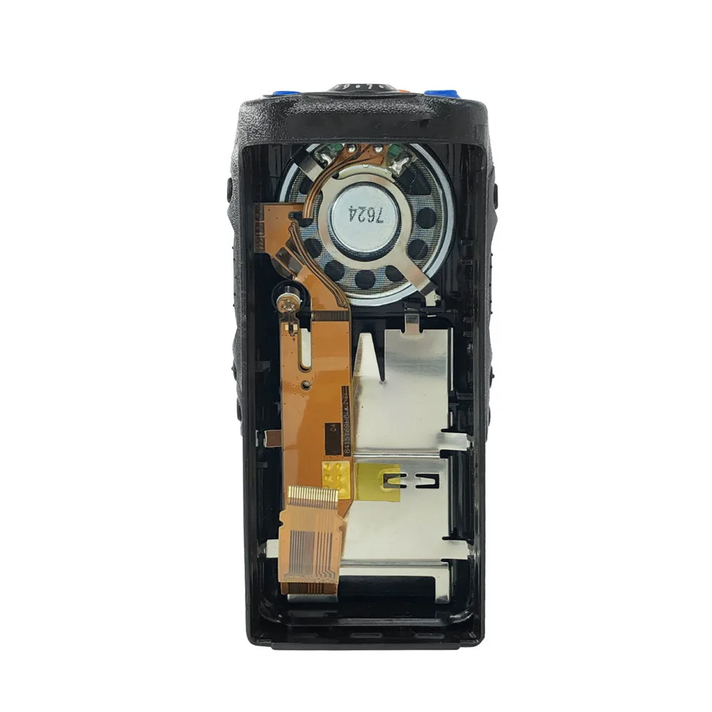 Pmn4216 Walkie Talkie penutup wadah depan pengganti dengan mikrofon Speaker untuk HT750 gp306 GP328 radio dua arah