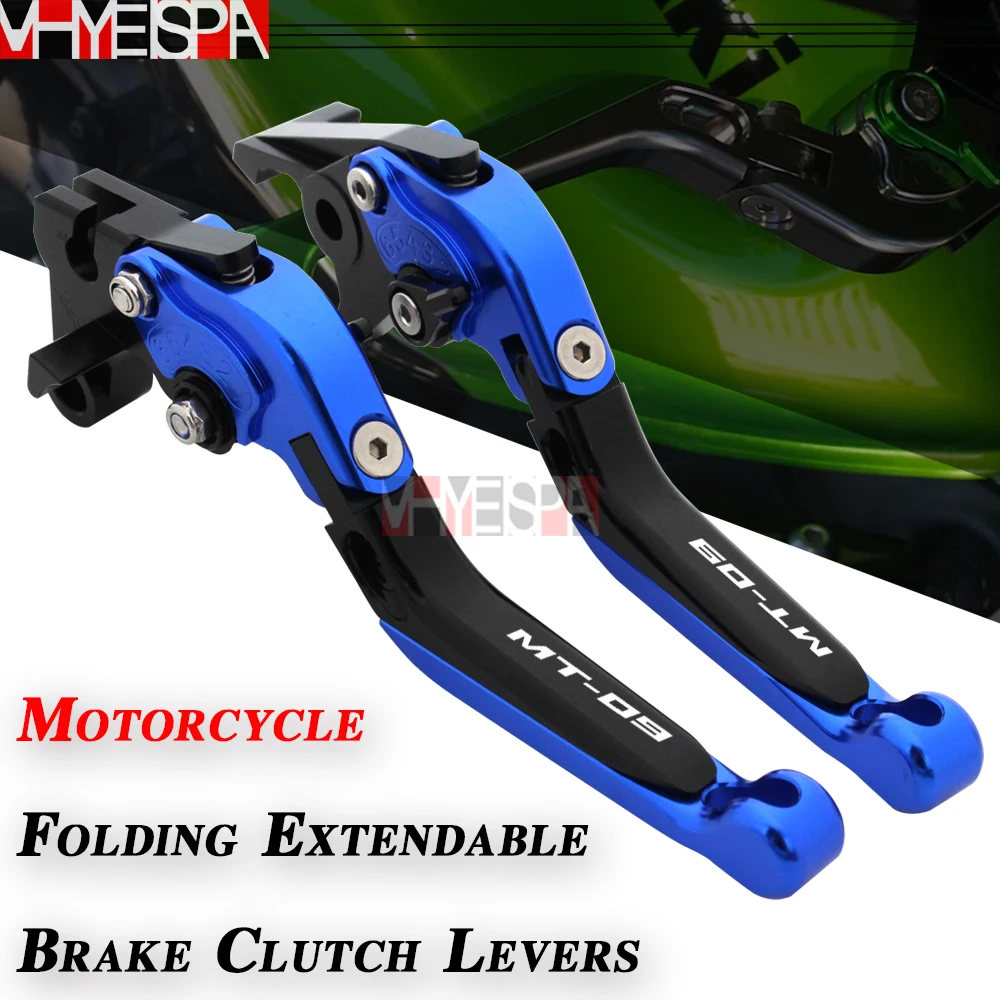 2021 2022 MT-09 FZ-09 Folding Brake Clutch Levers For YAMAHA MT09/SP MT FZ 09 Motorcycle Accessories Adjustable Extendable