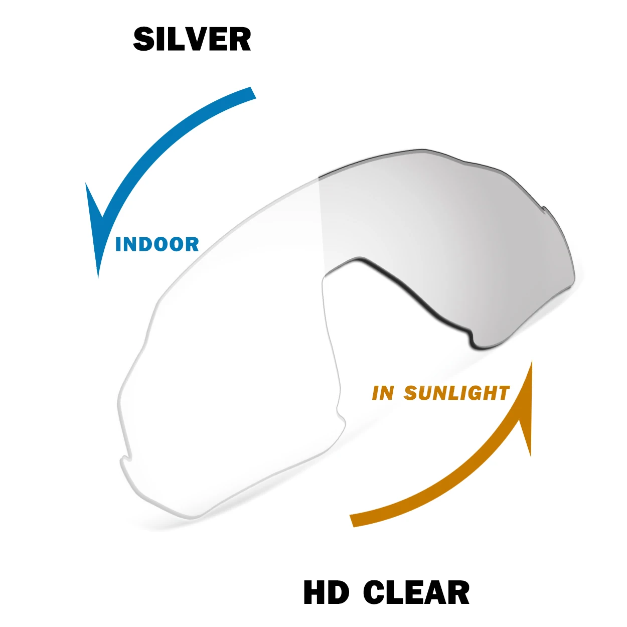 Auto to Silver Replacement Lenses for Oakley Flight Jacket OO9401 Sunglasses – Multiple Color Options