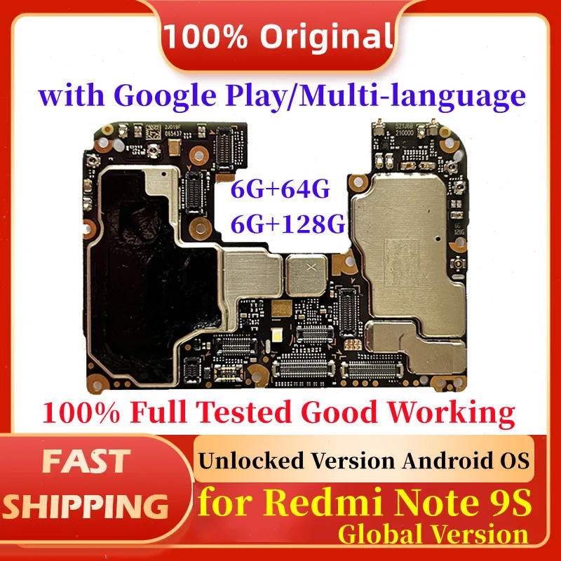 مُلَفَّق لجهاز Xiaomi Redmi Note 9S الأصلي: دليل شامل لاستبدال اللوحة الأم مع تقييمات حقيقية من المستخدمين