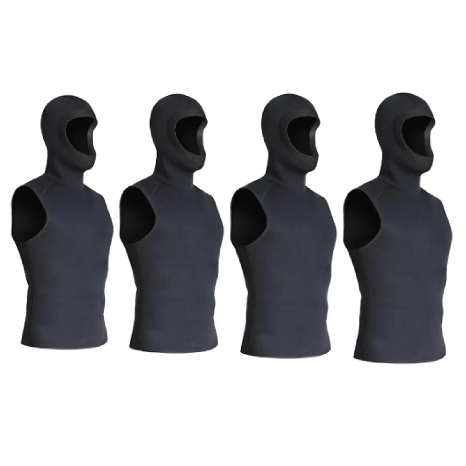 

3mm Neoprene Wetsuit Hooded Vest Wet Suit Vest for Surfing Canoeing Kayaking