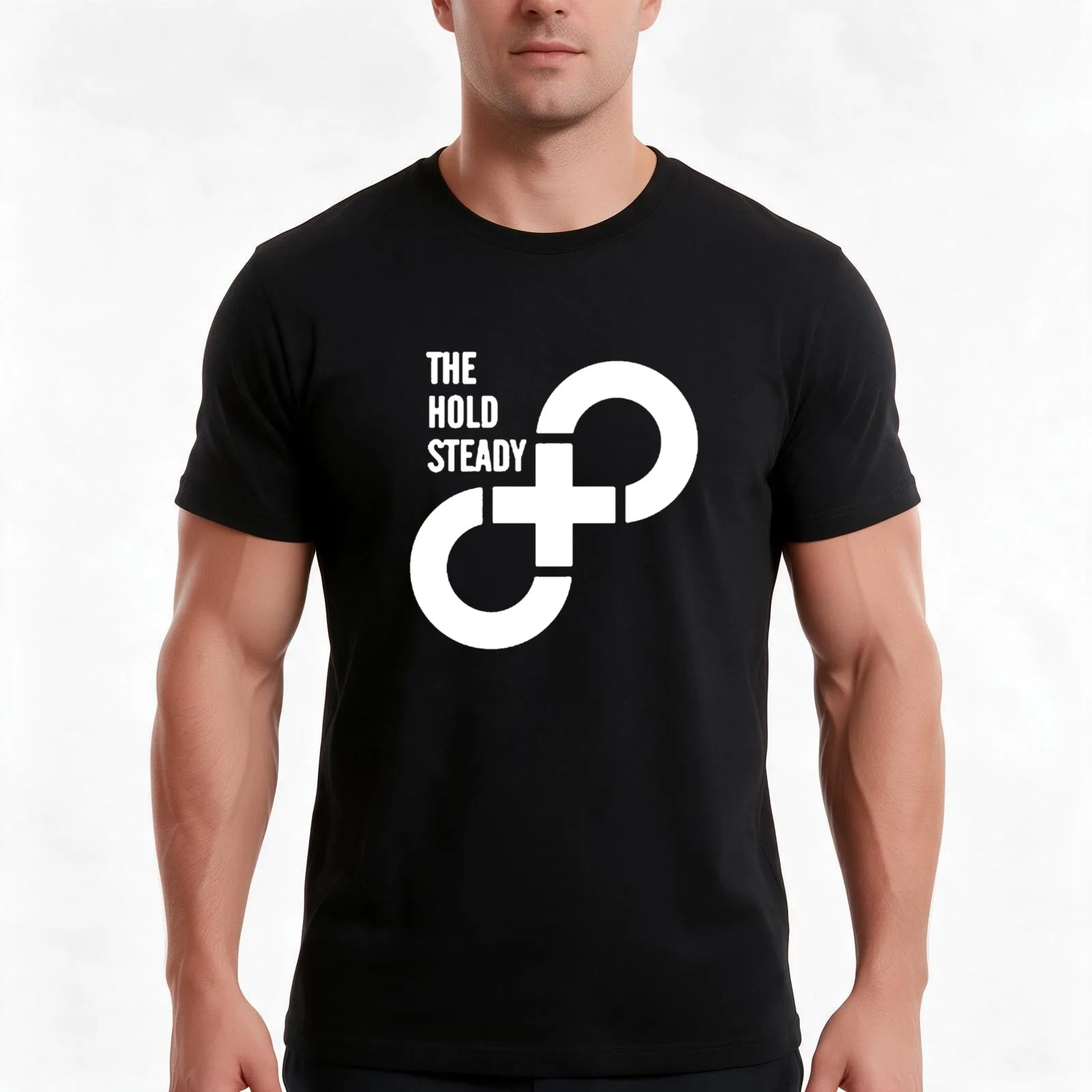 Best of the hold steady logo Genres Alternative rock T-Shirt, Summer Casual Cotton Tee, Oversized Streetwear Tops, 100% Cotton