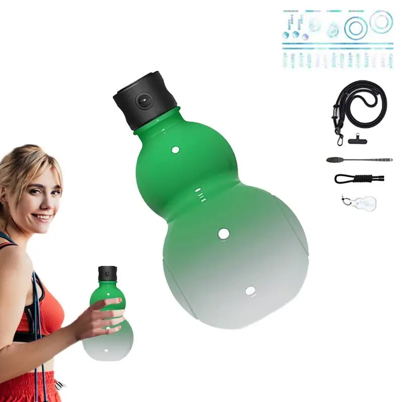 Gourd Sports Bottle Outdoor Sports Water Bottle Outdoor Portable Water Bottle With Stopper Pendant Wine Bottle Sports Bottle