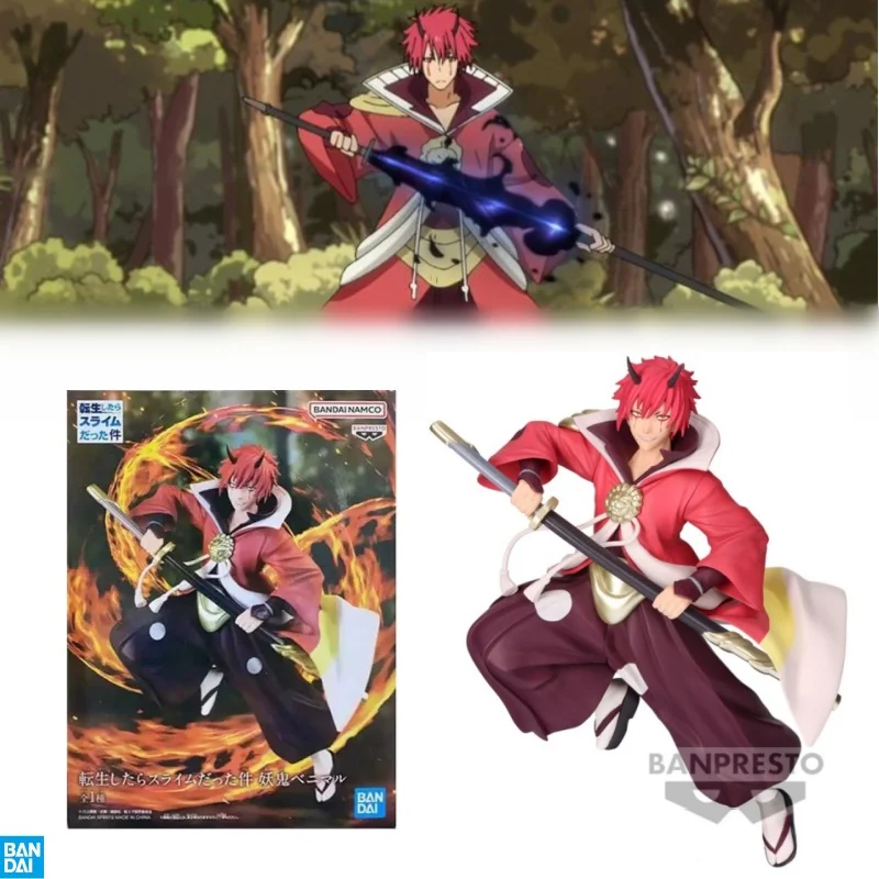 BANDAI อะนิเมะครั้งนั้นผม Reincarnated เป็น Slime Benimaru ตัวเลขการกระทํา Pvc รูปปั้นตุ๊กตาสะสมเครื่องประดับเด็กของขวัญ