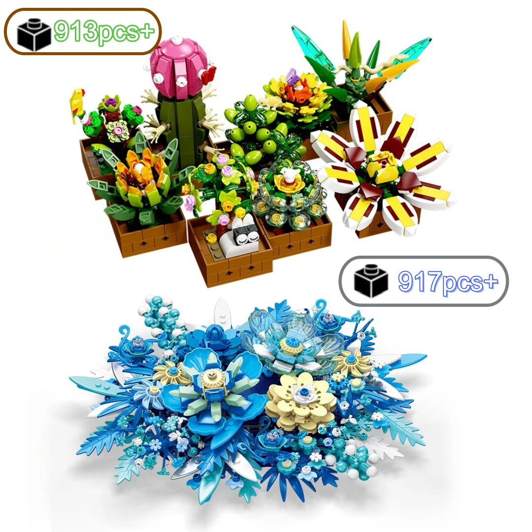 

DIY креативный романтический цветок строительный блок вечные цветы кирпичи модель украшение дома стены день рождения Хэллоуин рождественские подарки