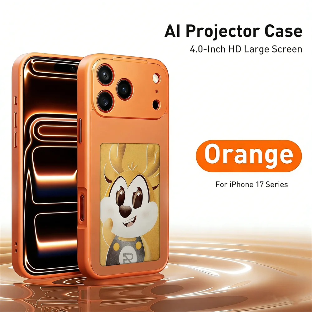 NFC وظيفة AI الحالات الهاتف آيفون 17 برو ماكس شاشة الحبر DIY الفاخرة E شاشة الحبر عرض جراب هاتف مخصص