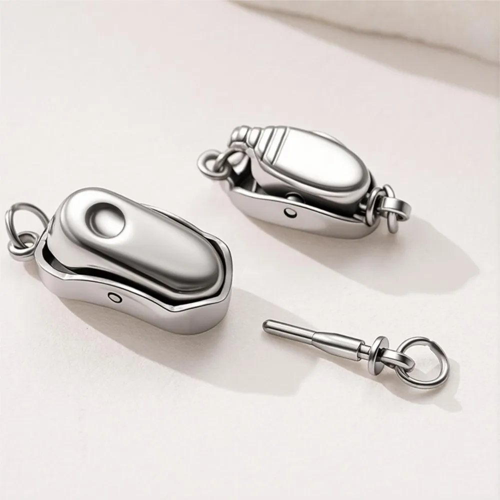 2/5Pcs Stainless Steel Peanut Shape Clasp Chain Connector Buckle DIY Pearl Bracelet Necklace Jewelry Making Accessorie Wholesale view 5