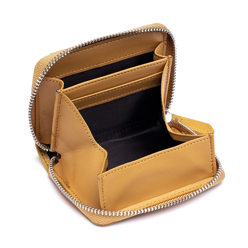 Women PULeather Purses Female Cowhide Wallets Lady Small Coin Pocket Rfid Card Holder Mini Money Bag Portable Clutch