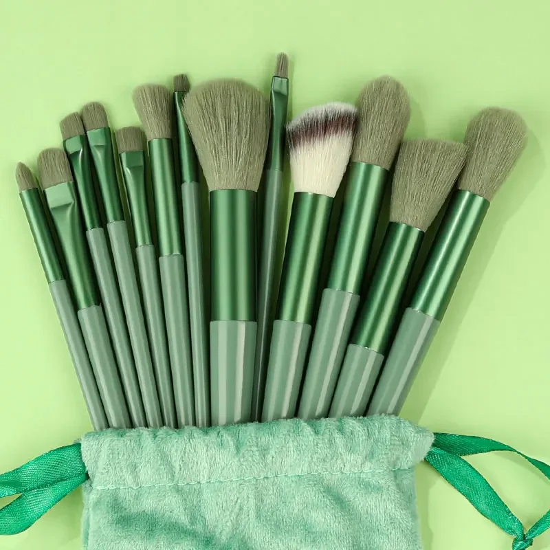 

Professioanl 13Pcs Makeup Brushes Set Foundation Blush Powder Eyeshadow Kabuki Blending Cosmetic Soft Fluffy Brush Beauty Tool
