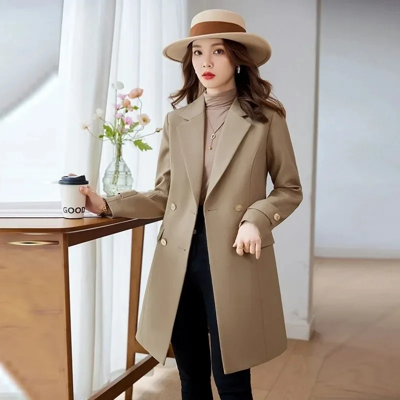 

Small suit jacket spring autumn new fashion Korean version temperament loose Long college style suit women's blouse tide