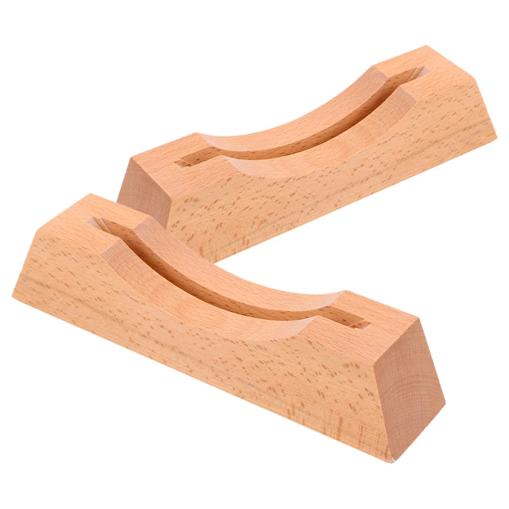 2Pcs Natural Wood Sand Painting Base for DIY Moving Sand Art Quick Setup Stable Tabletop Display Stand Home Office Decor