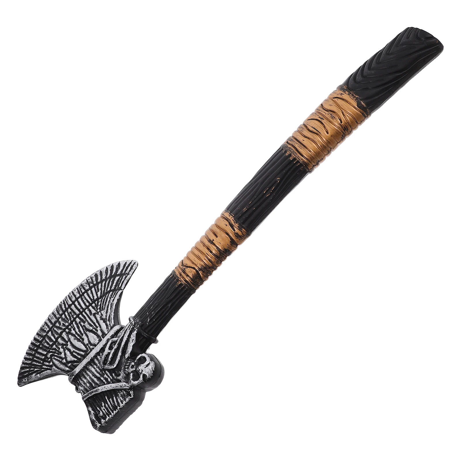 

1pc Pirate Realistic Skull Design For Halloween Cosplay Party Medieval Foam Prop Lightweight Plastic Faux