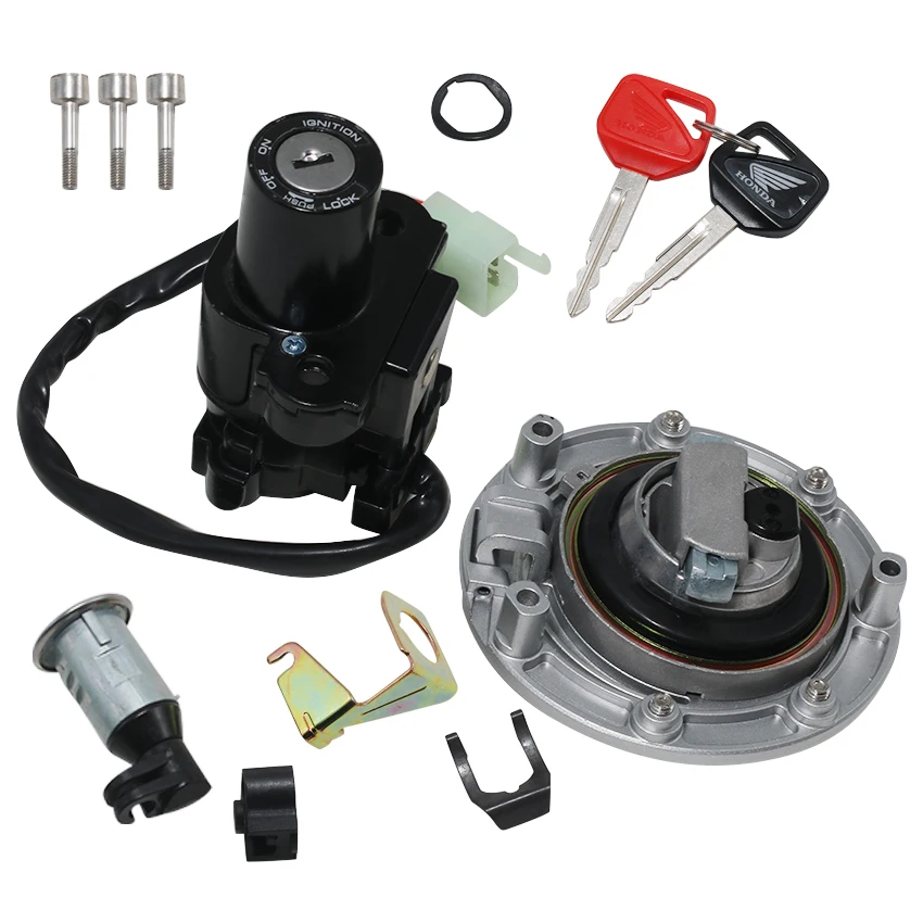 

For Honda CBR600F CBR600RR CBR900RR CBR600 35010-MBW-600 35010-MBW-682 35010-MBW-D20 Motorcycle Fuel Gas Tank Cap Cover Lock Set