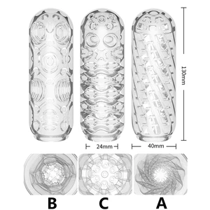 남성을위한 자위 컵 소프트 남성 운동 음경 마사지 섹시 포켓 음부 입으로 손가락 질 18+ 8 최고의 판매 질 보지 -№2