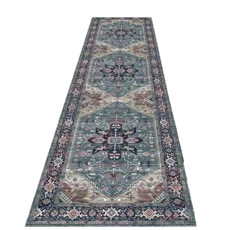American retro imitation cashmere kitchen non-slip carpet, sofa coffee table bedroom carpet bedside