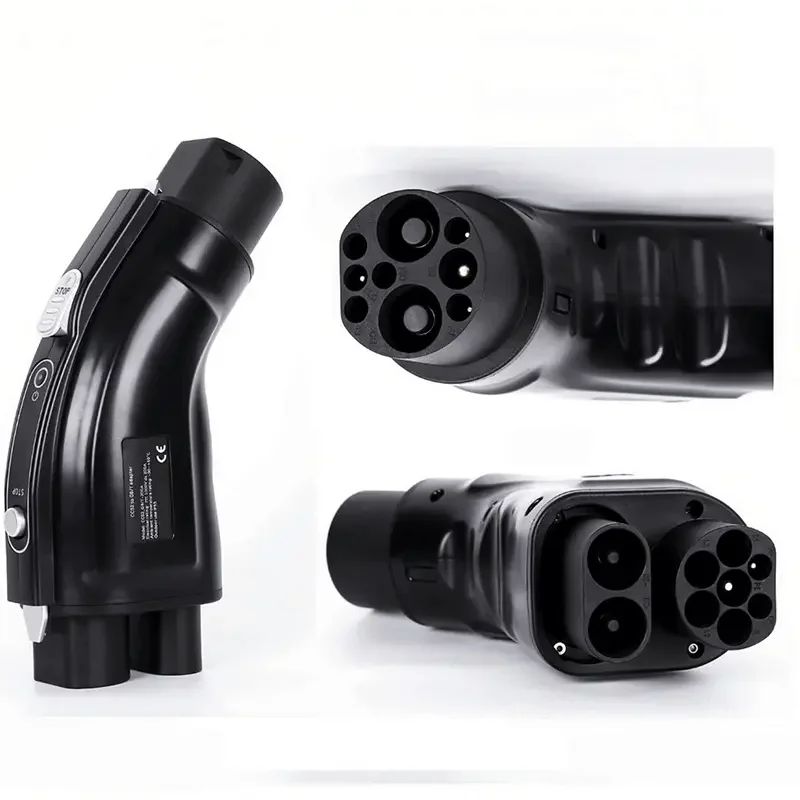 

Volkswagen ID4 And ID6 Compatible Fast EV Charging Connector 200A 250A CCS2 To GBT DC Adapter With PC Housing