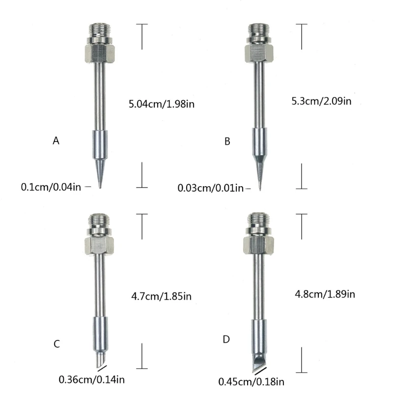Pointe fer à souder sans fil, adaptée à tête fer à souder Usb, filetée alimentée par USB