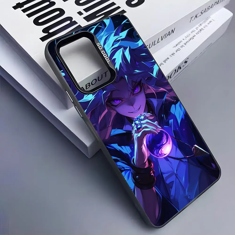 Yugioh Yami Bakura Phone Case for Samsung Galaxy A57 56 55 54 52 37 36 35 34 27 26 25 17 16 5G Colorful Silver Cover