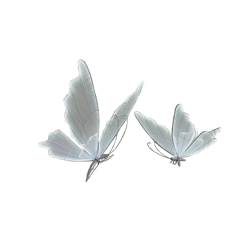 FAIRY Modern Wedding Hanging Butterflies Acrylic light LED Standing Lamp for Creative Road Load Walkway on Party Stage