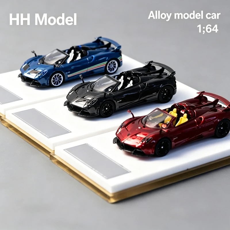 

HH Model 1:64 Pagani Huayra Tricolore Alloy Car Model Collection Decoration Item for Boys' Toy