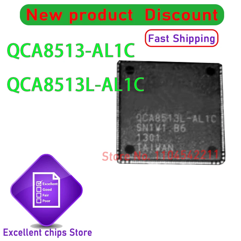 New QCA8513L-AL1C QCA8513-AL1C QCA8513 QFN Router chip  1-10pcs