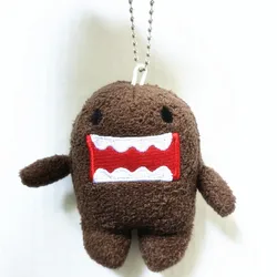 LLavero de peluche Domo Kun para niños, colgante pequeño, juguetes de peluche, regalos, 10CM, nuevo